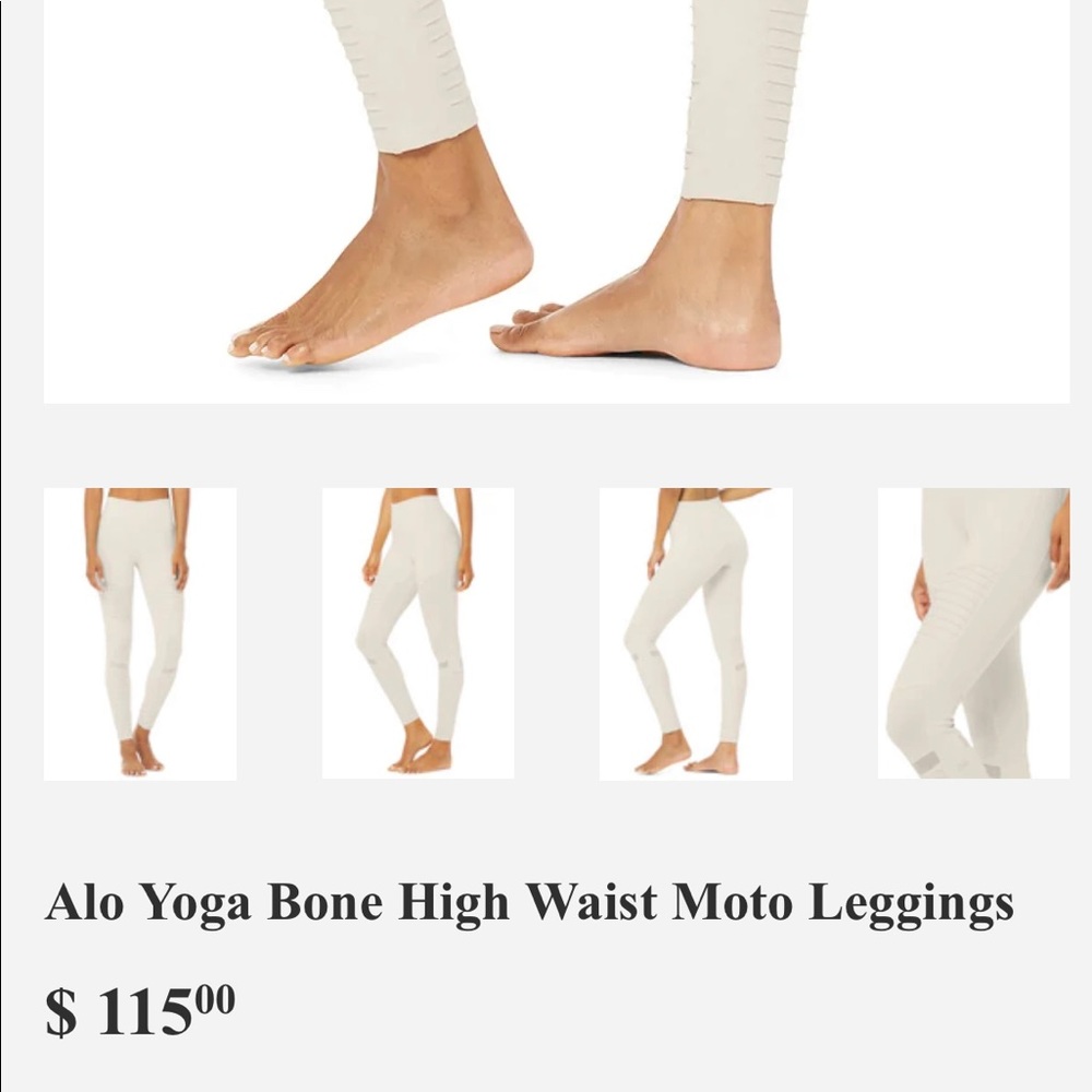 Alo Moto leggings size XS. Sold out.